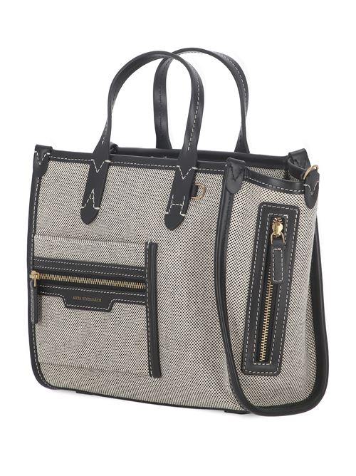 Borsa grigia con chiusura a zip  ANYA HINDMARCH | 188586SALT AND PEPPER